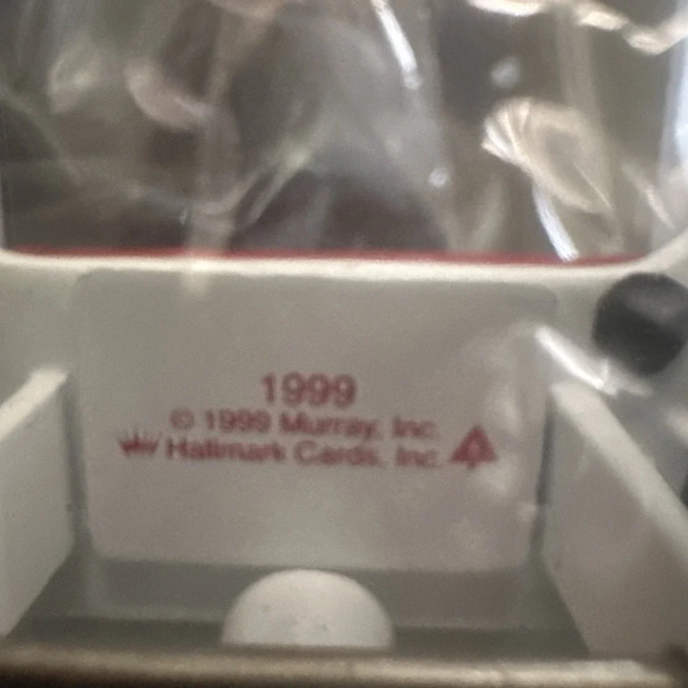 1999 Hallmark 1968 Murray Jolly Roger Flagship Ornament Kiddie Car Classics Boat